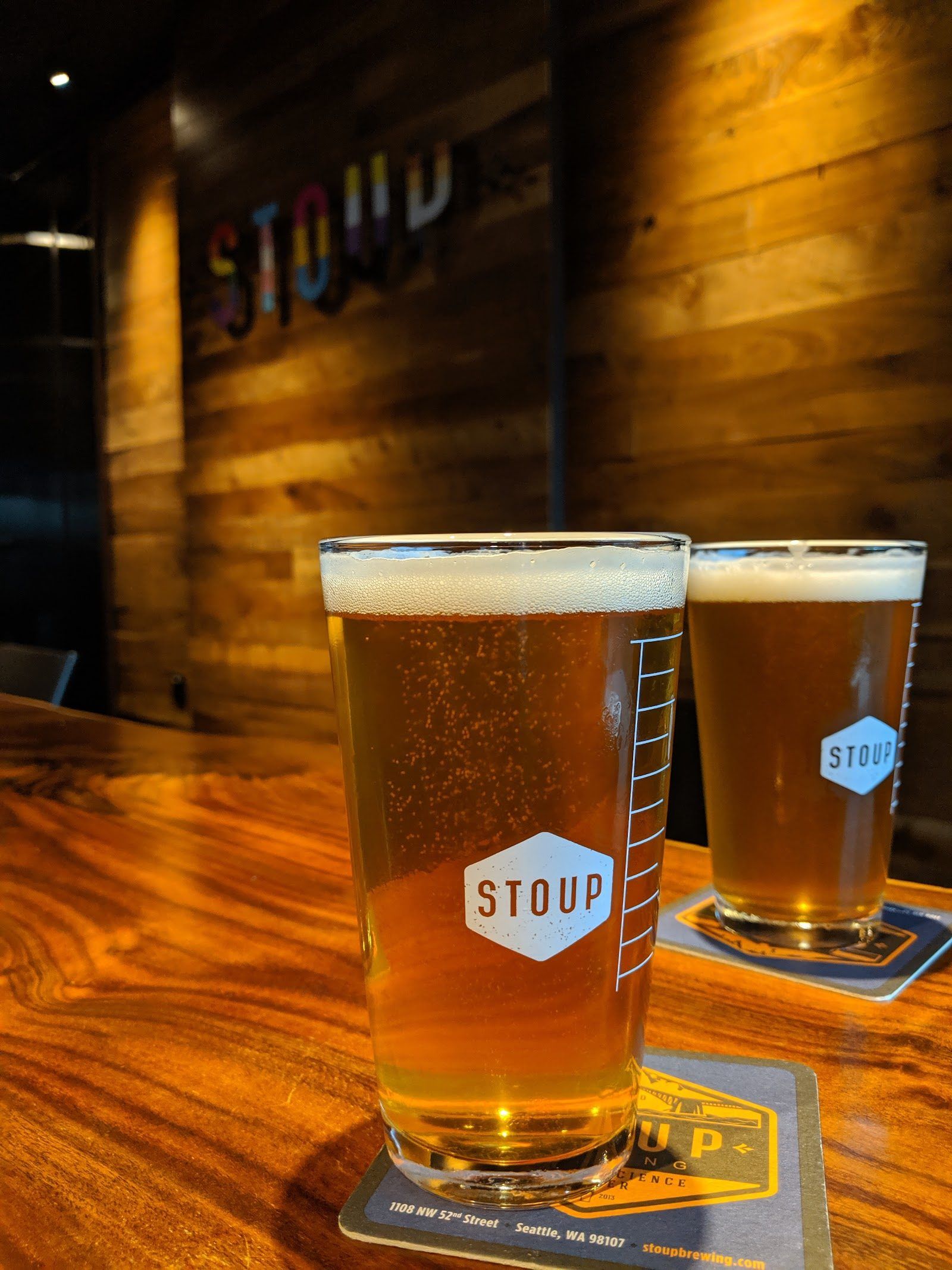 Stoup Brewing Seattle bar interior