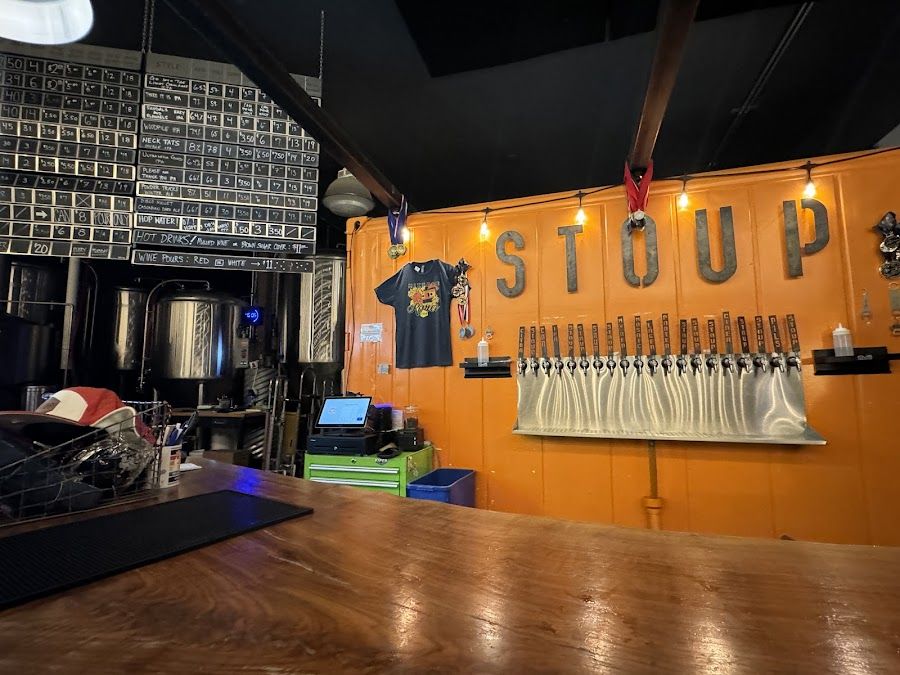 Stoup Brewing cocktail at the bar