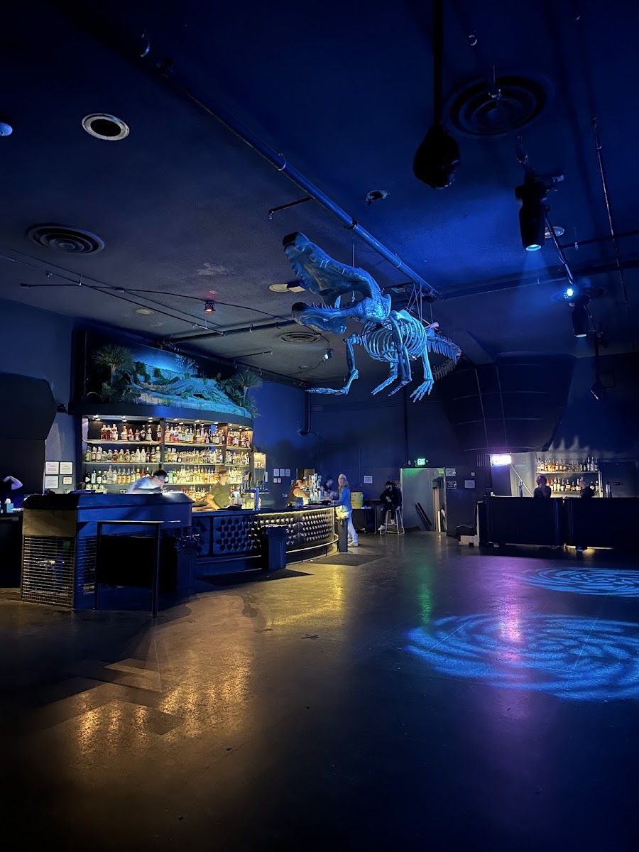 The Crocodile cocktail at the bar