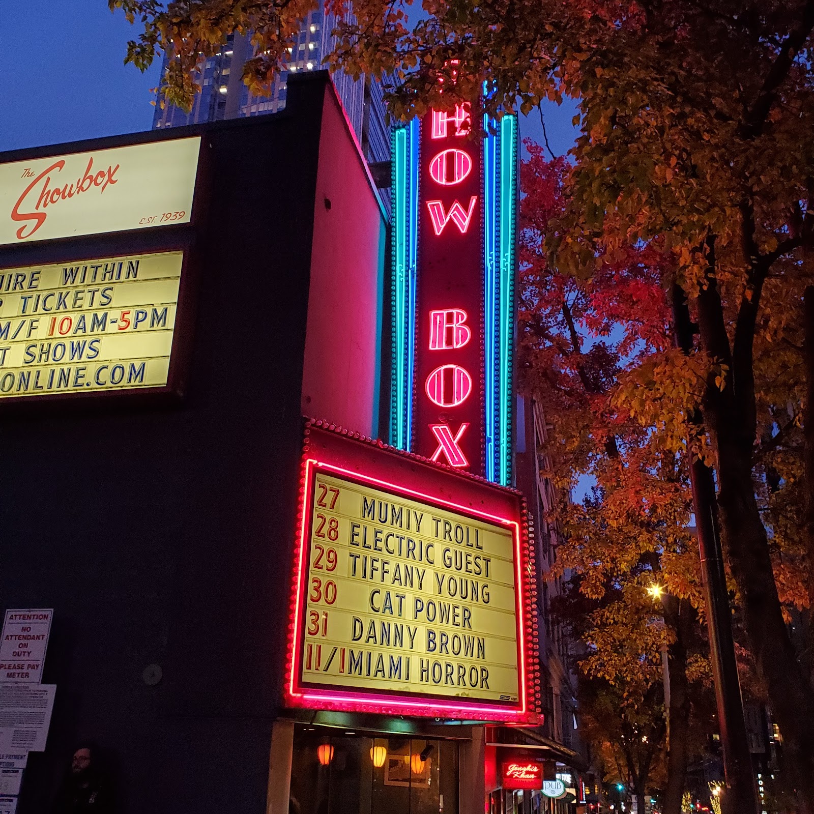 The Showbox live music venue interior, Downtown, Pike Place Seattle