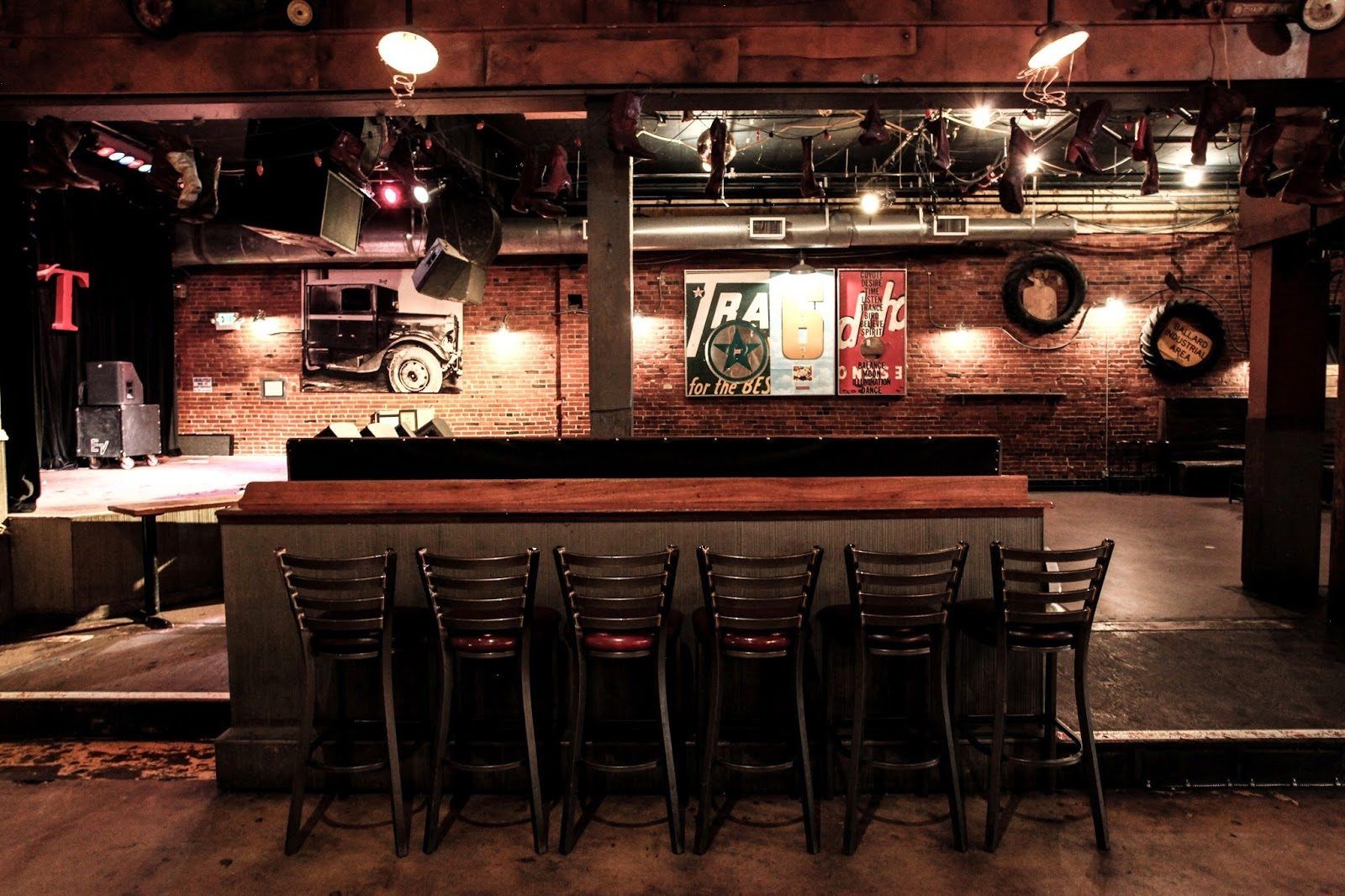 The Tractor Tavern Seattle bar interior