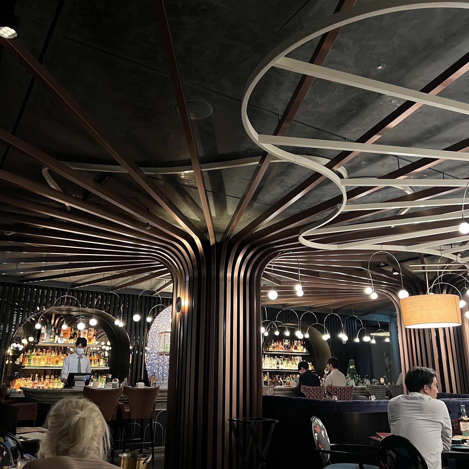 Mauz Rooftop Seoul bar interior