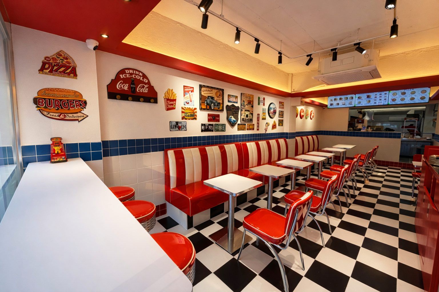Pony Pizza Seoul bar interior