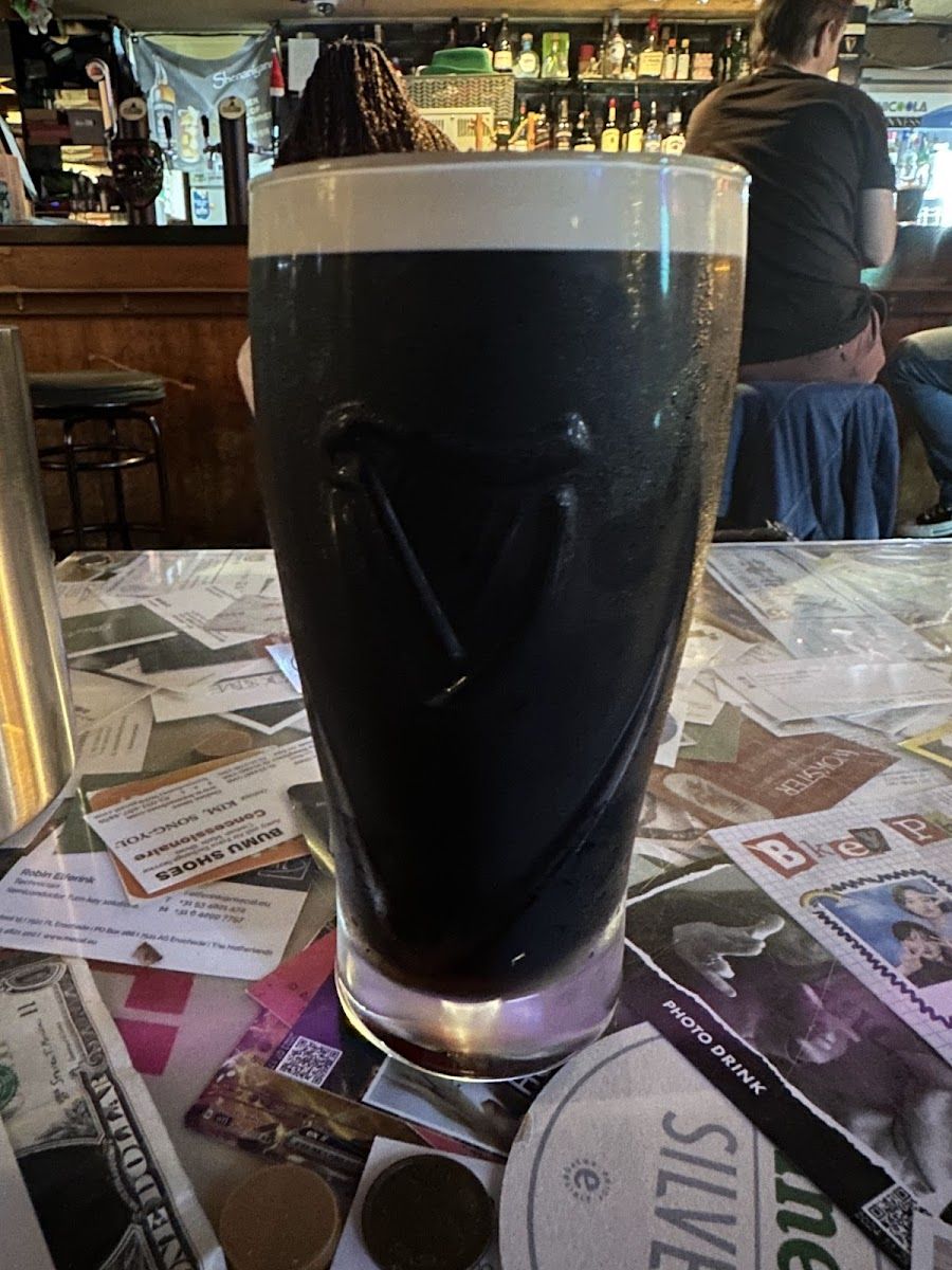 Wolfhound Irish Pub cocktail at the bar