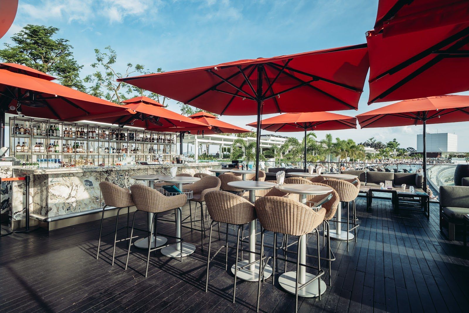 Ce La Vi at Marina Bay Sands Singapore bar interior