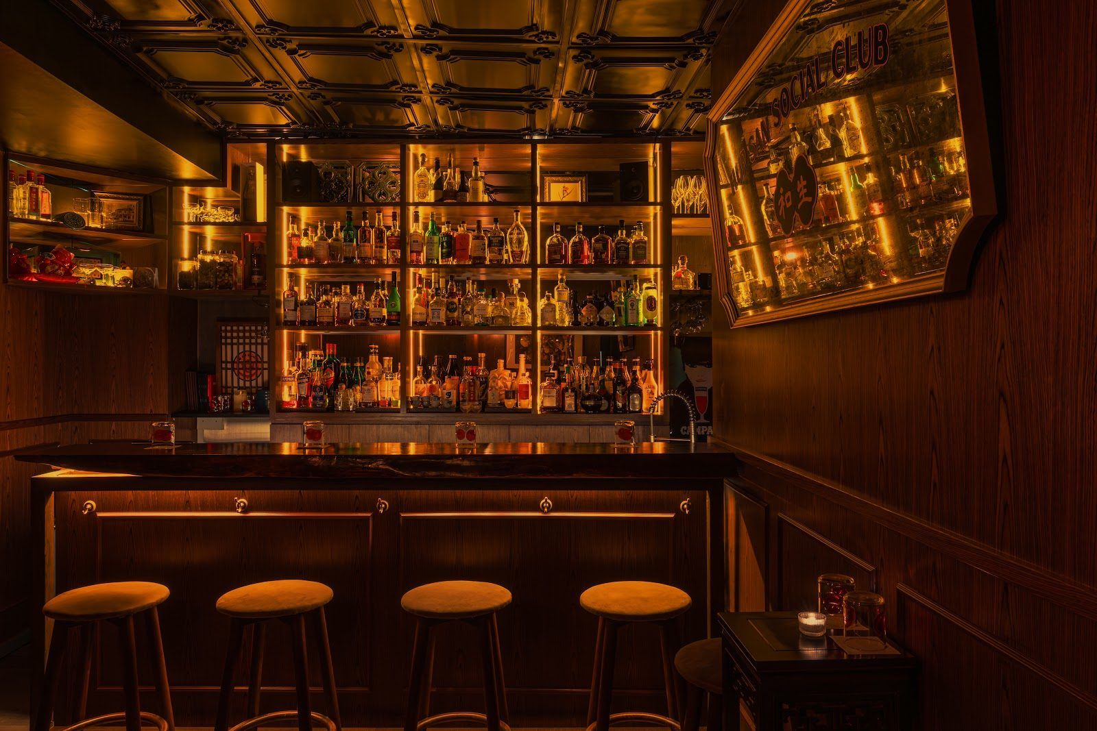 Club Street Bar Singapore bar interior