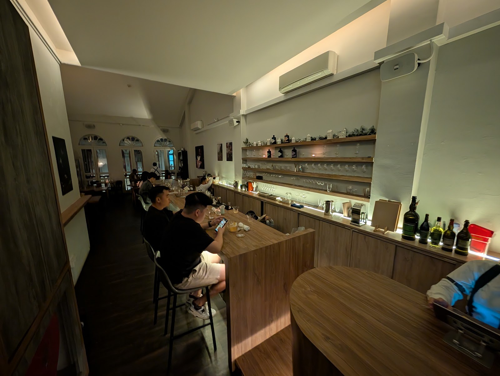 Last Word minimalist Japanese-style cocktail bar interior on Purvis Street, Singapore