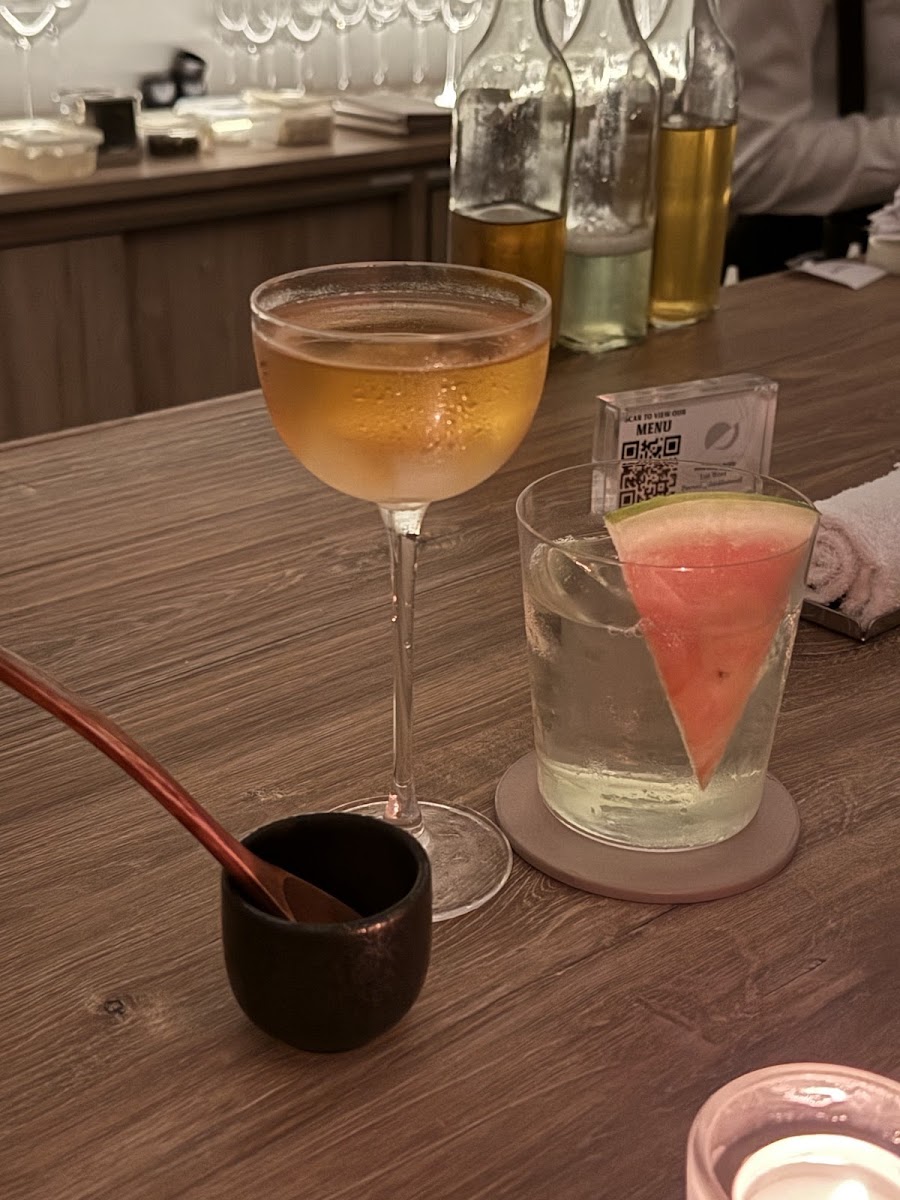 Last Word classic cocktail served at the counter, Singapore