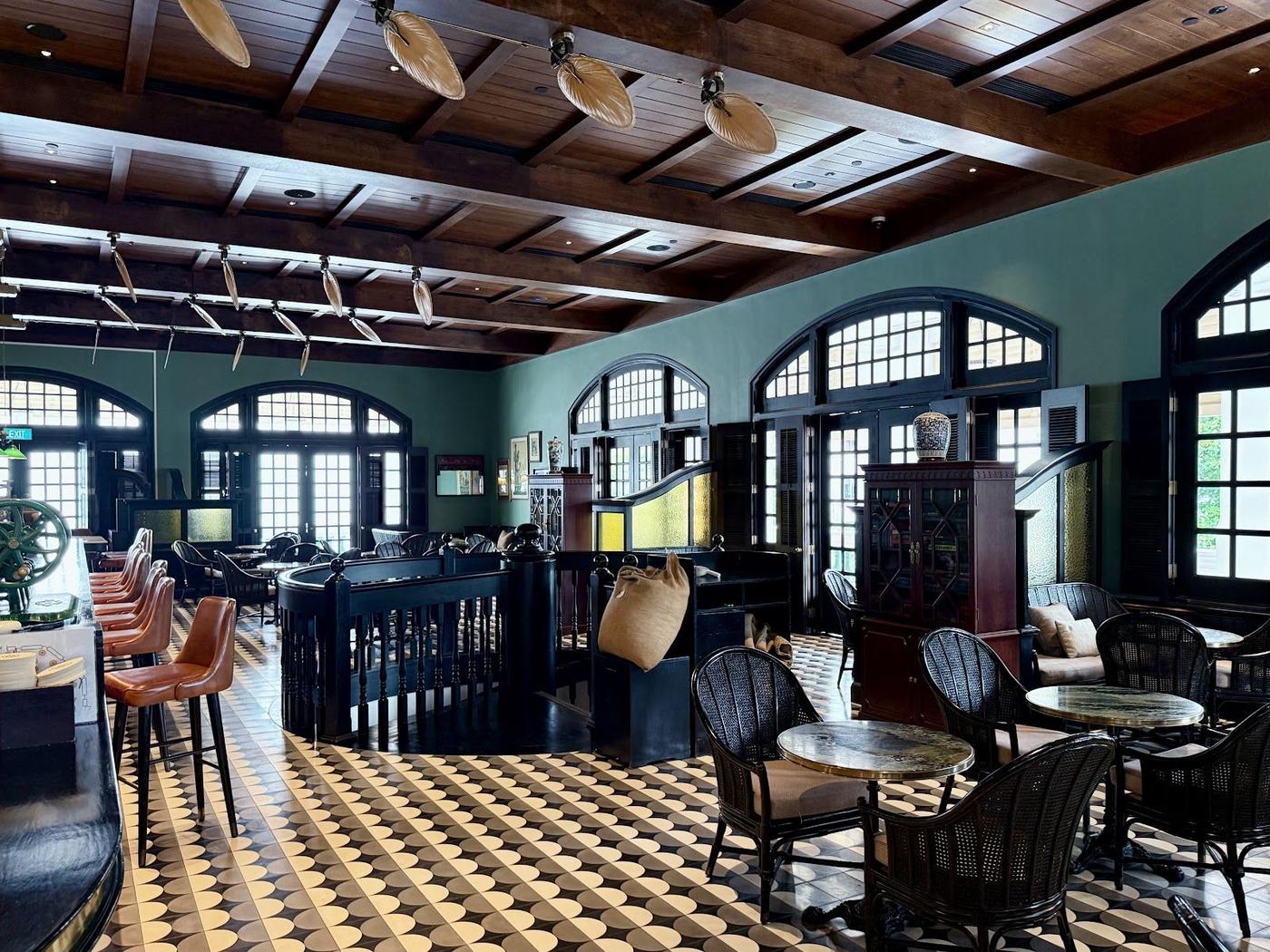 Long Bar at Raffles in Singapore