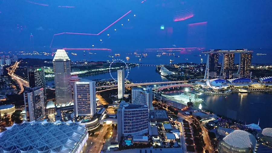 Raffles City and the tower base