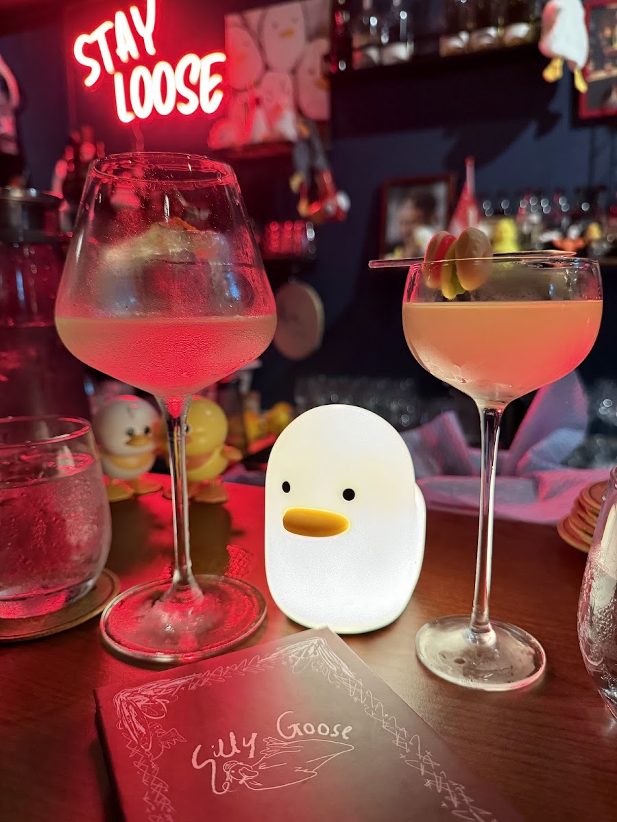 Silly Goose hidden cocktail bar interior on Stanley Street, Singapore interior