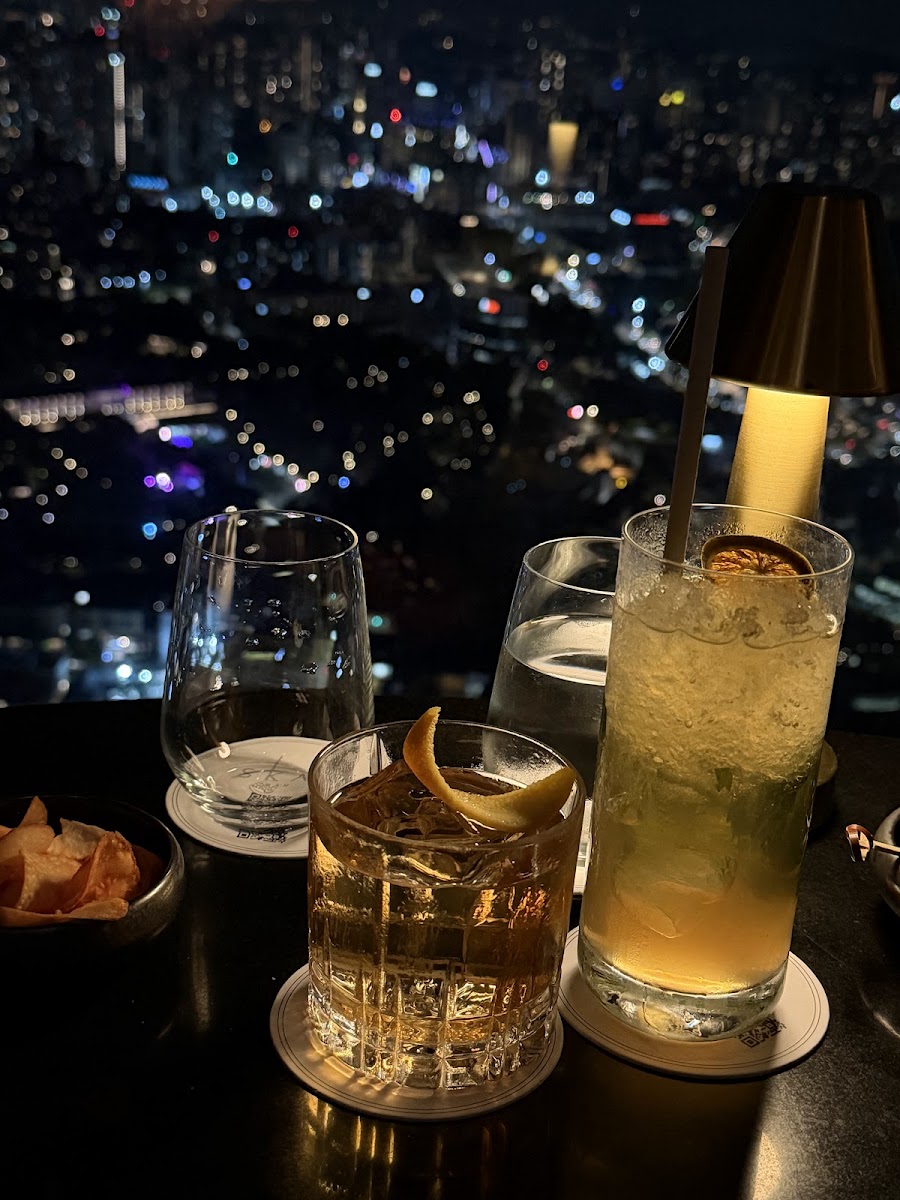 Signature cocktail at SKAI Bar
