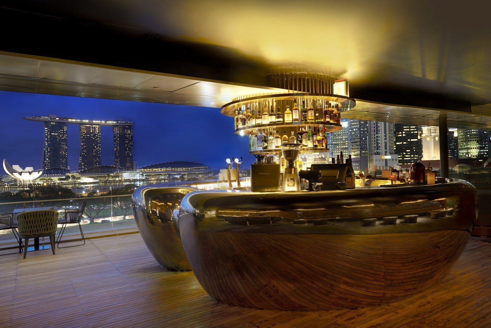 Smoke & Mirrors Singapore bar interior
