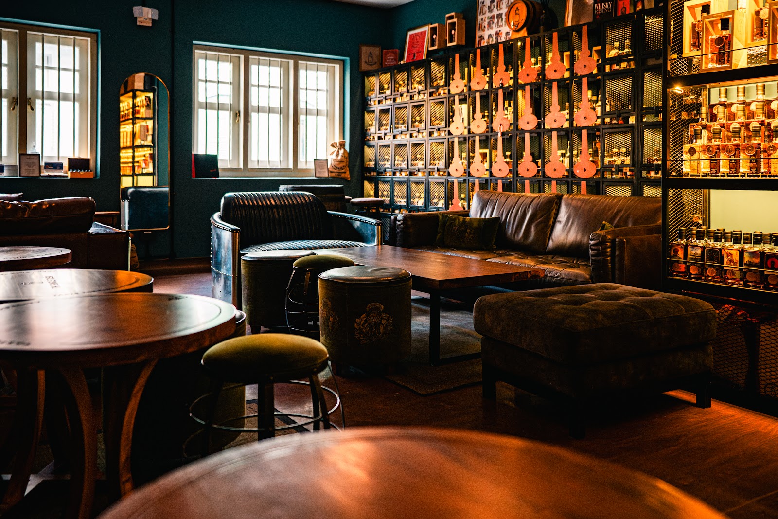 The Single Cask whisky bar interior on Amoy Street, Singapore