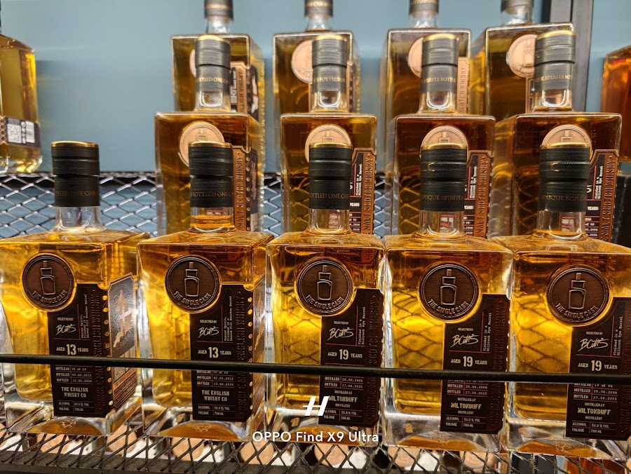 The Single Cask whisky shelves, Singapore