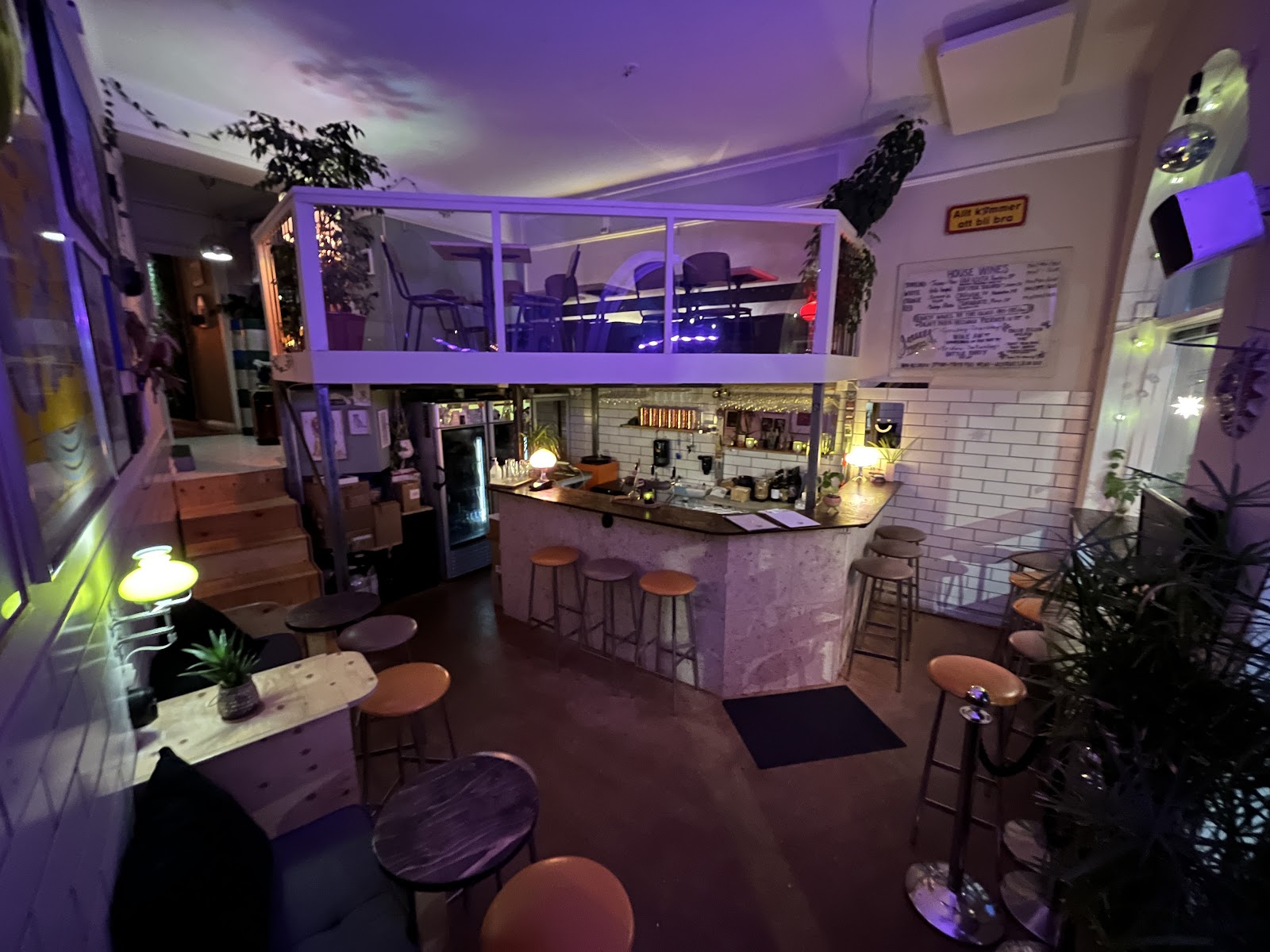 Chewie's Bar bar interior in Kungsholmen, Stockholm