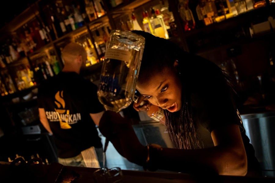 Hotbar Soder cocktail at the bar