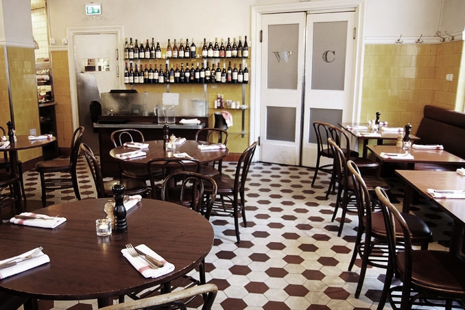 Classic brasserie dining room and bar at Master Anders on Kungsholmen in Stockholm