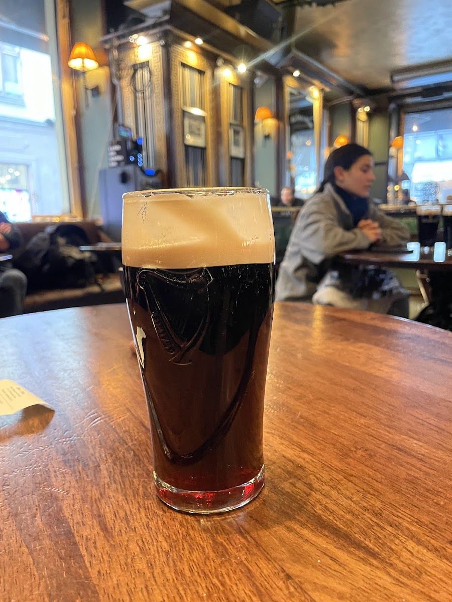 The Liffey Irish Pub cocktail at the bar