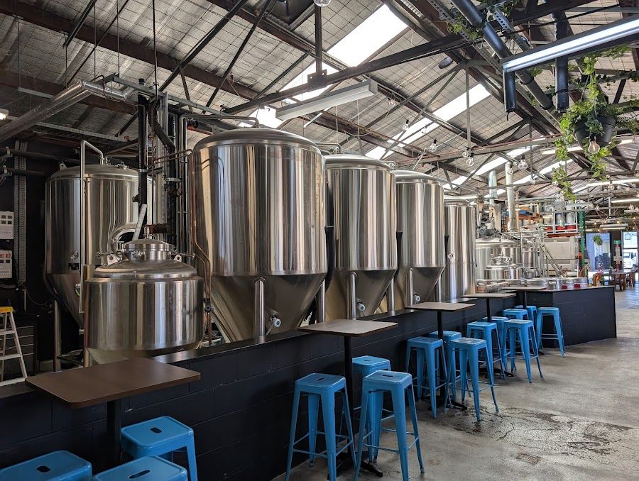 Batch Brewing Co. cocktail at the bar