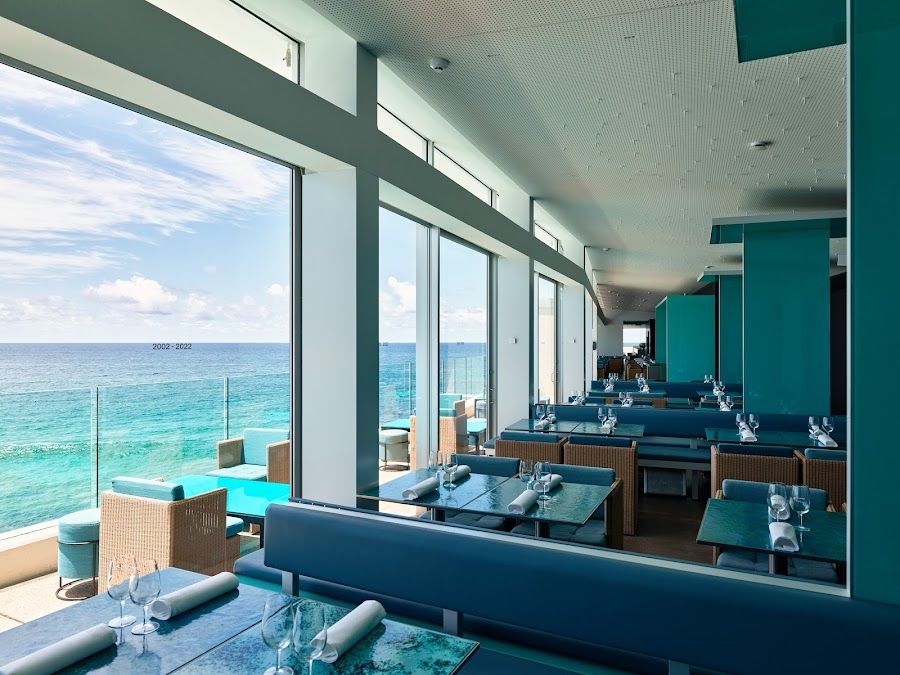 Icebergs Dining Room and Bar cocktail at the bar