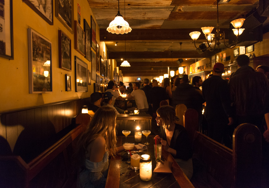 New Orleans style saloon cocktail bar on King Street in Newtown Sydney