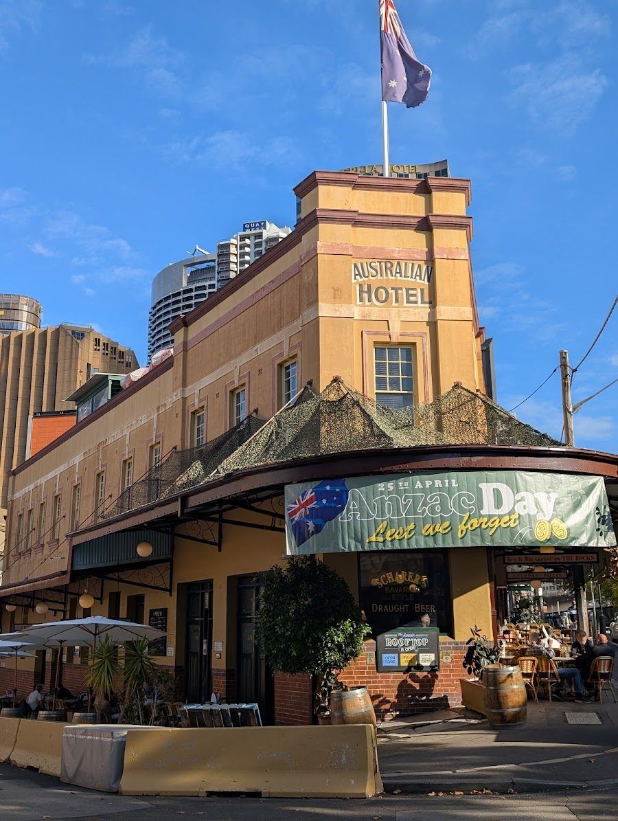 The Australian Heritage Hotel bar service