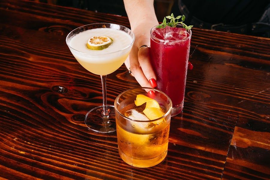 The Vanguard cocktail at the bar