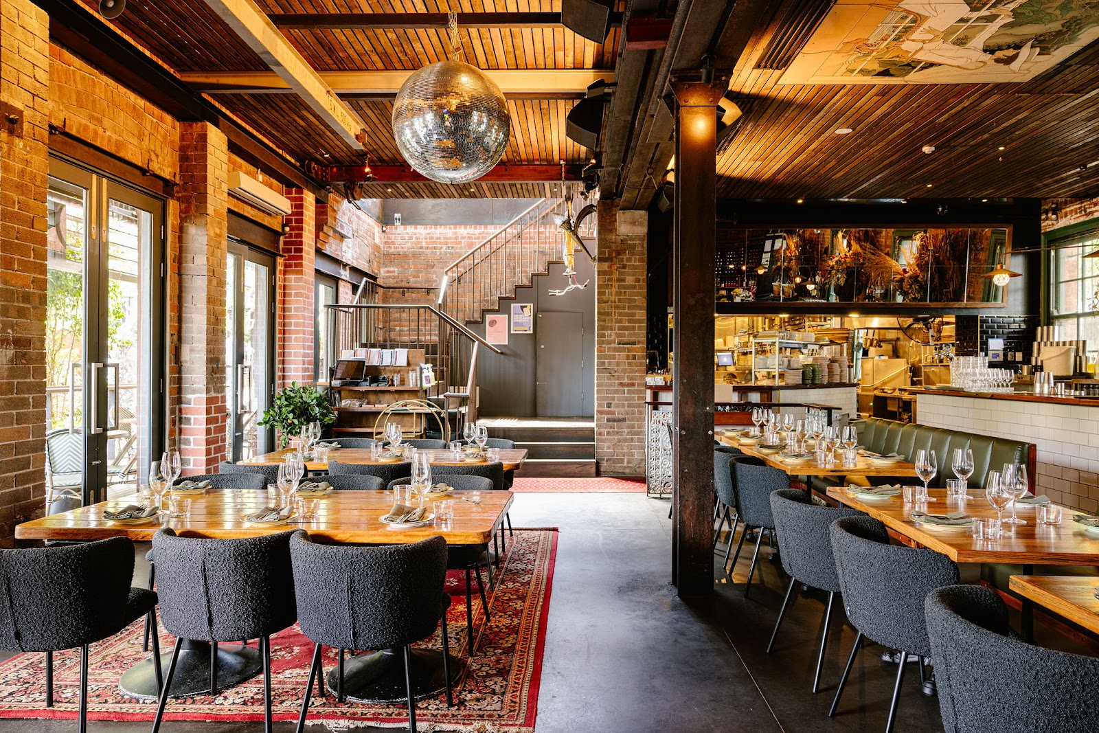 Garden wine bar terrace on Crown Street in Surry Hills Sydney