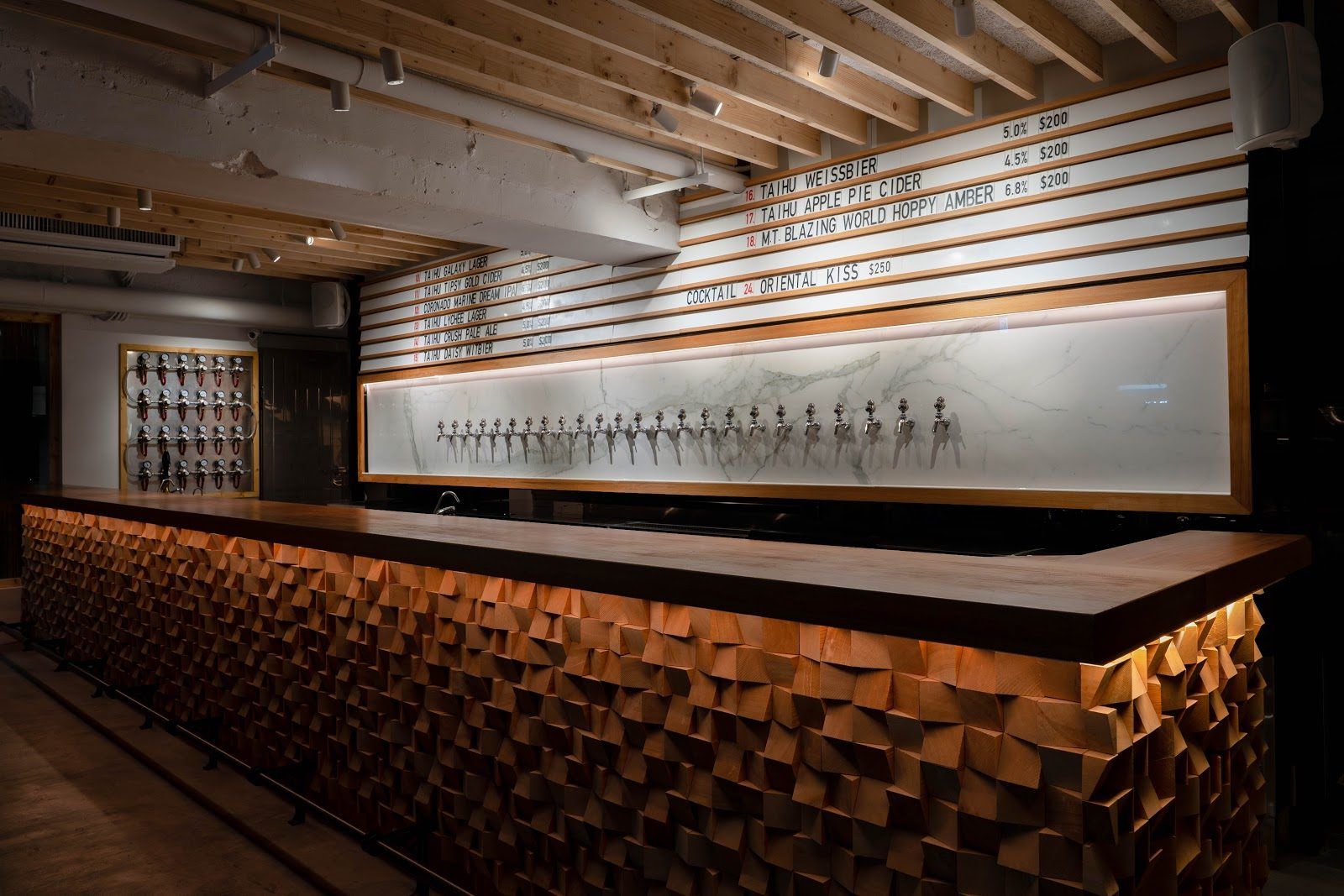 Hops & Barley Tap Room Taipei bar interior