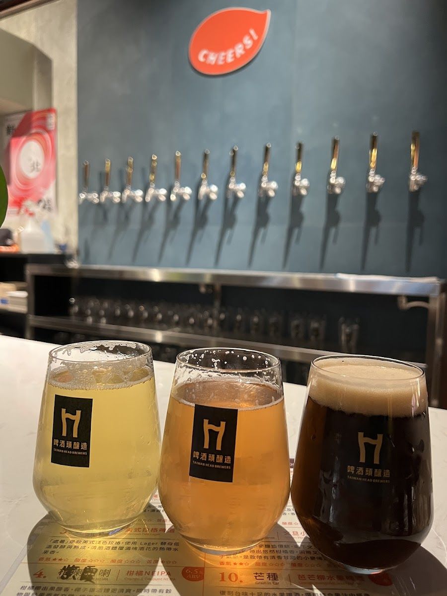 Taiwan Head Brewers cocktail at the bar