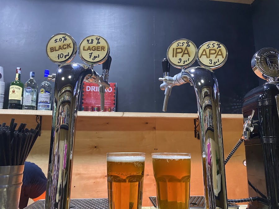 Process Craft Beer Bar bottle shelf
