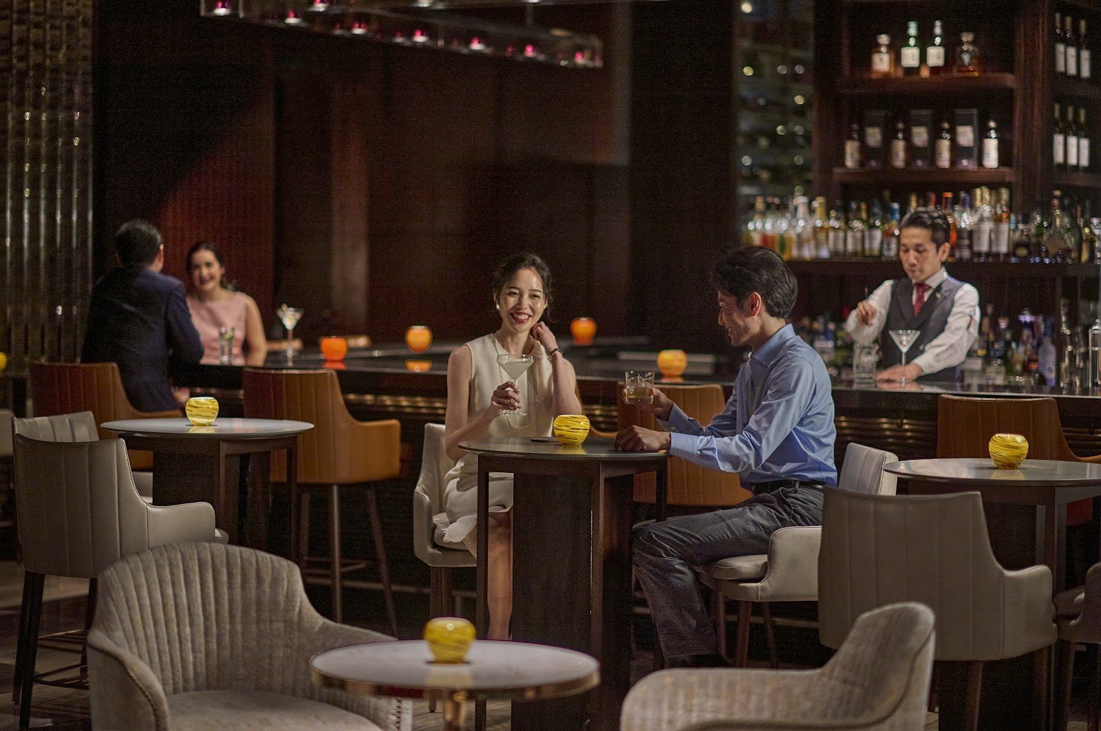 Mandarin Bar at Mandarin Oriental Tokyo bar interior