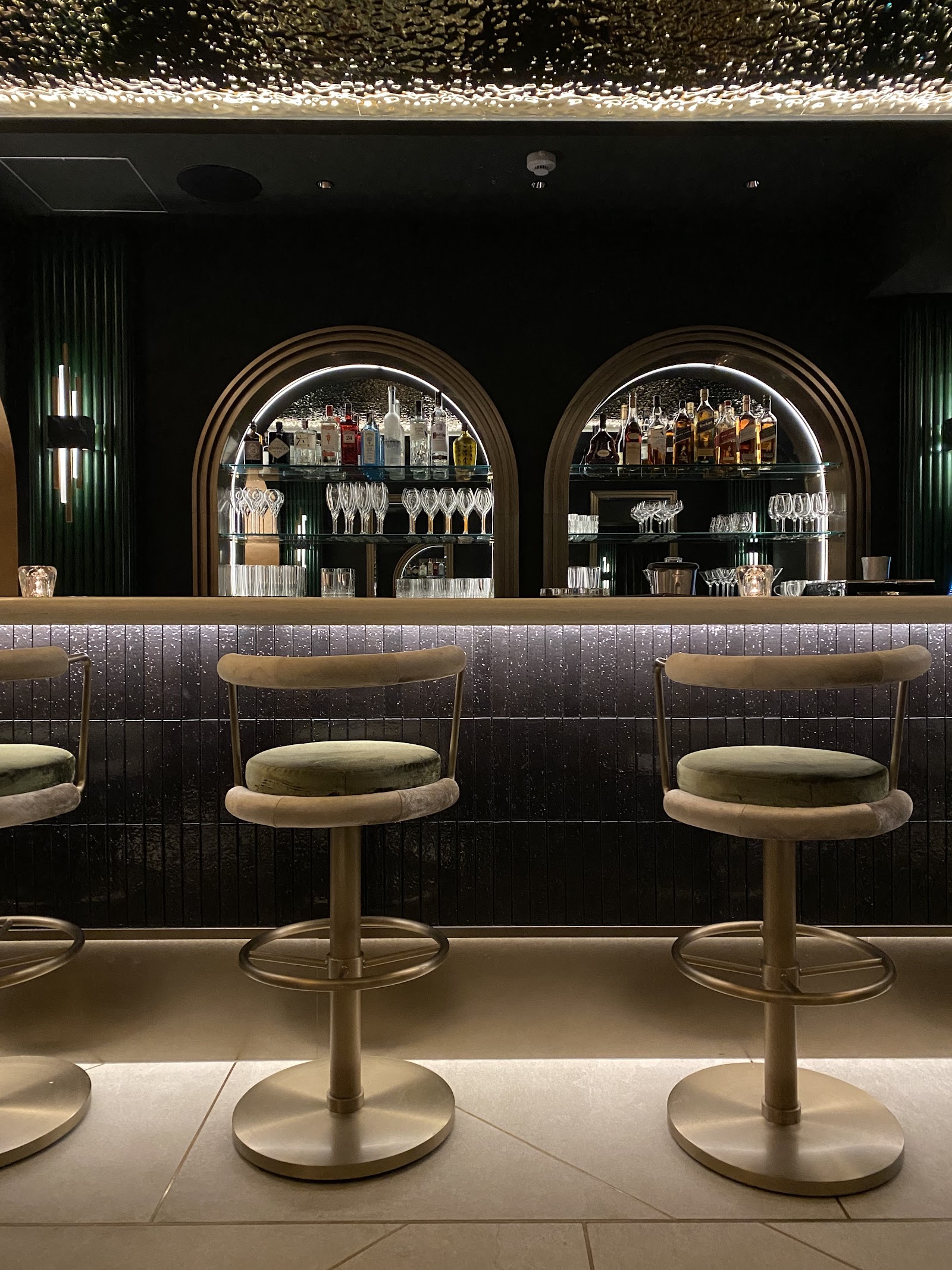 Satin Bar cocktail bar interior in Akasaka, Tokyo