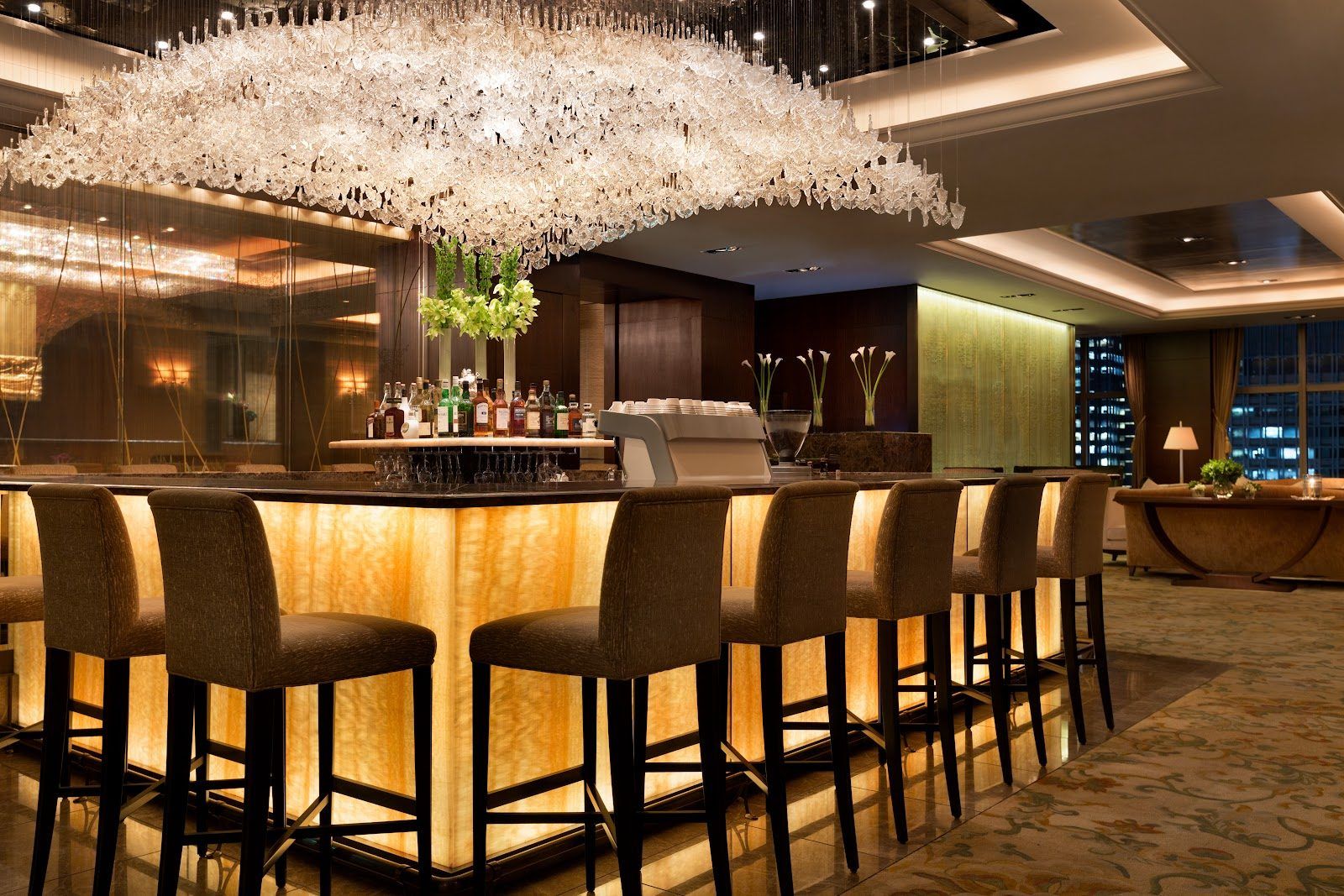 The Lobby Lounge at Shangri-La Tokyo Tokyo bar interior