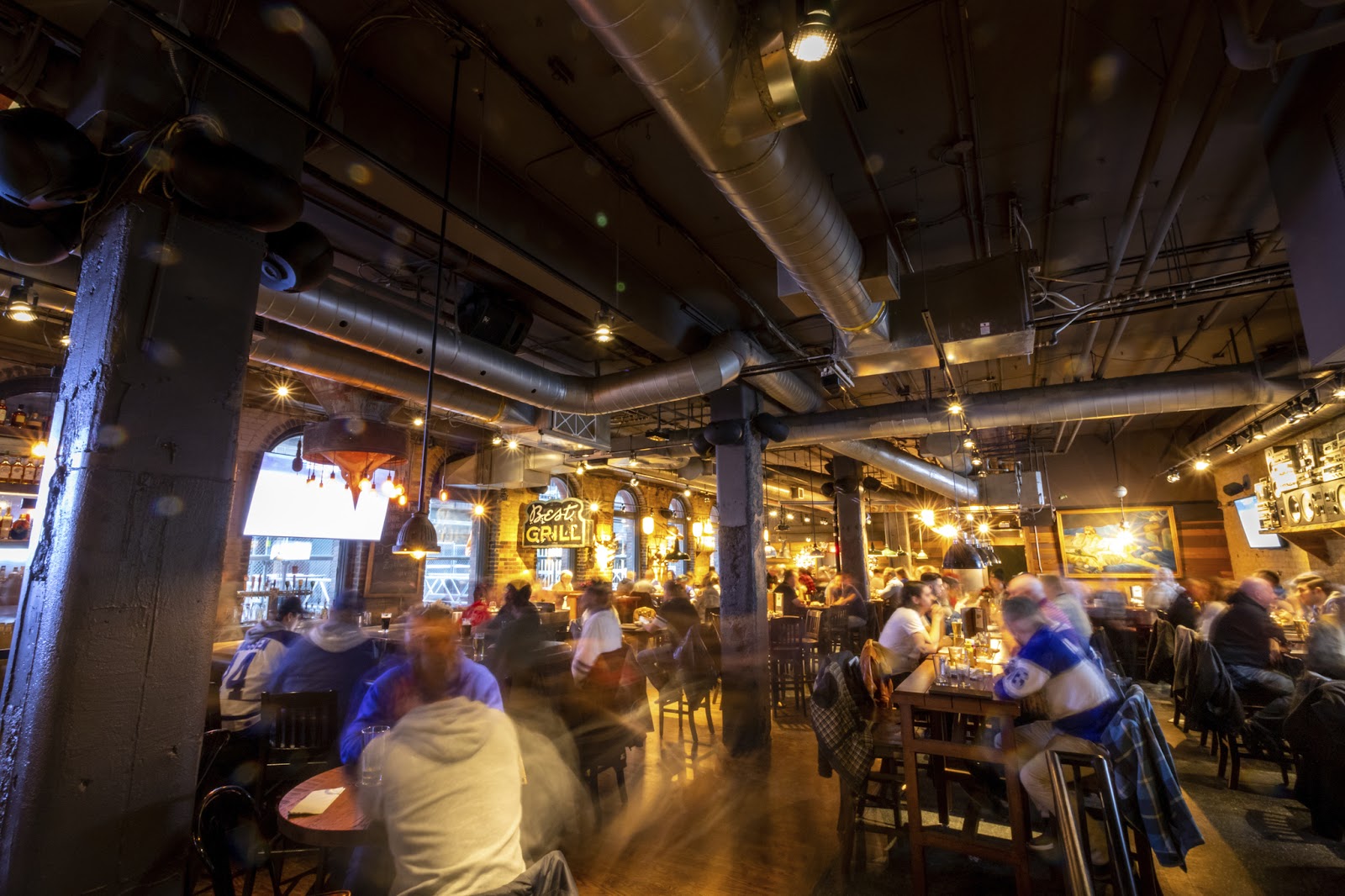 The Loose Moose Tap & Grill on Front Street West near Scotiabank Arena, Toronto