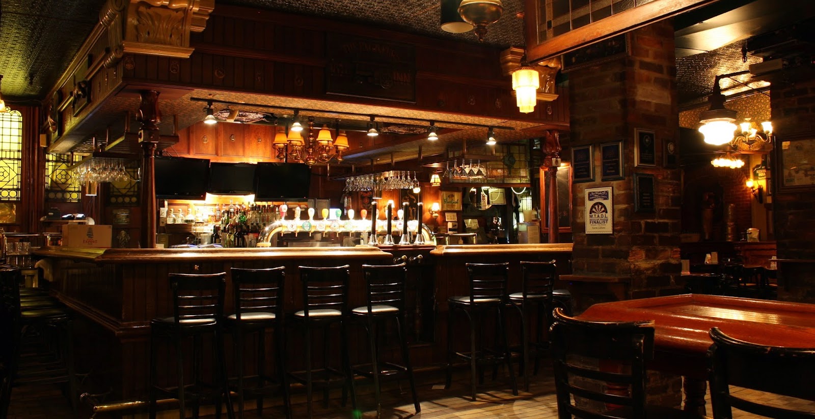 Scotland Yard Pub British-style interior on The Esplanade, Toronto