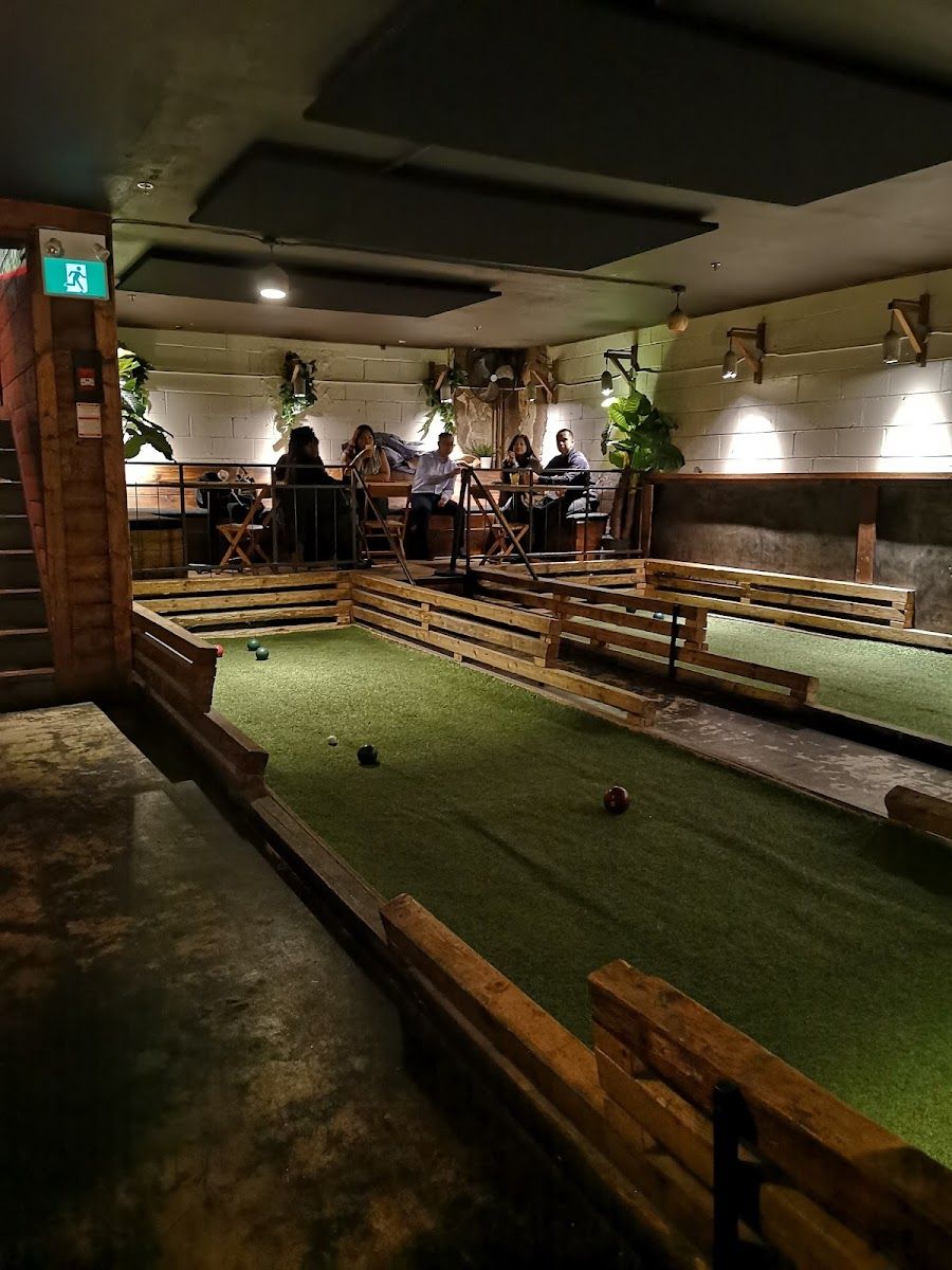 Track & Field cocktail at the bar