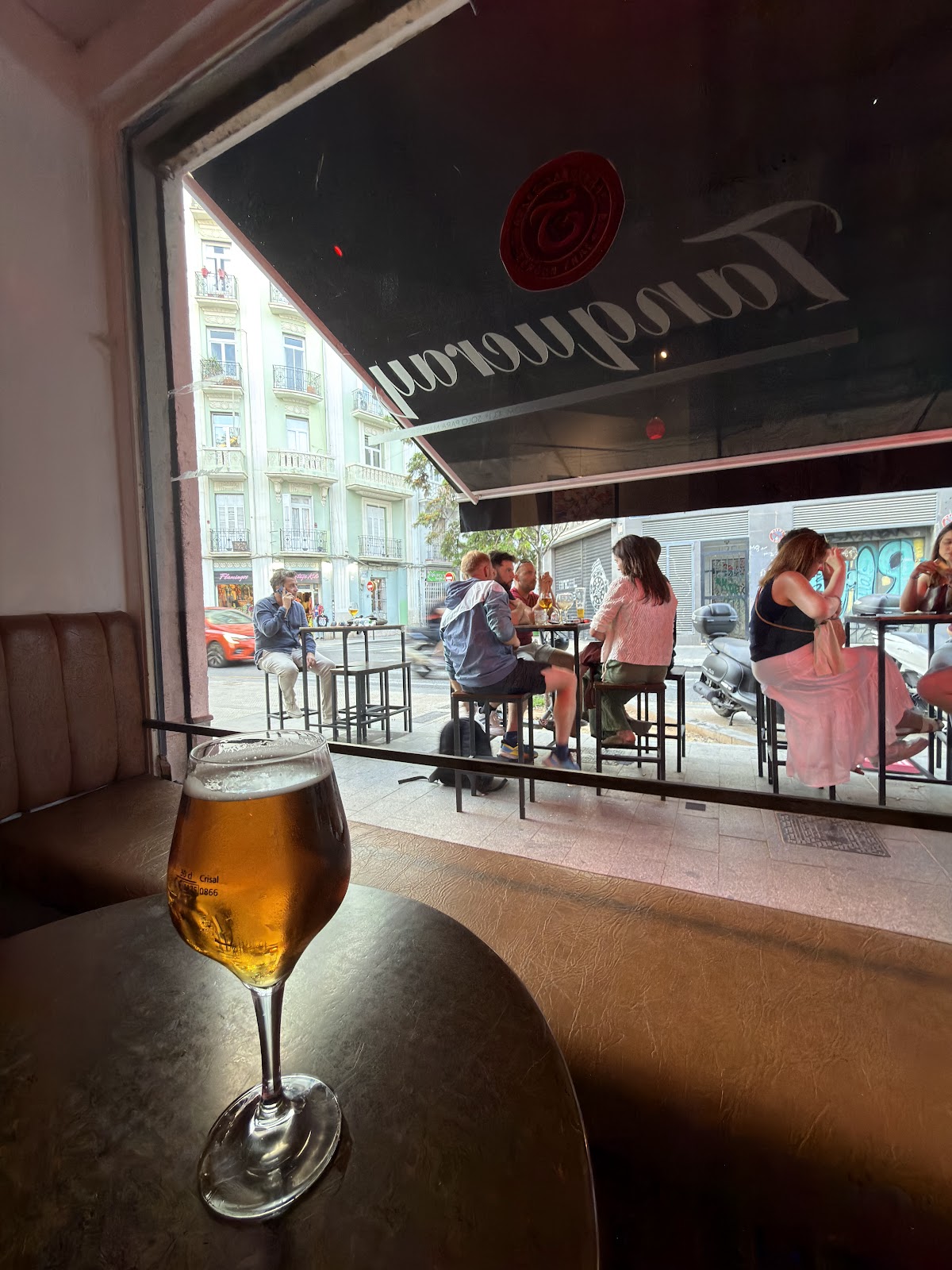 Cafe Berlin red lit bar Ruzafa Valencia