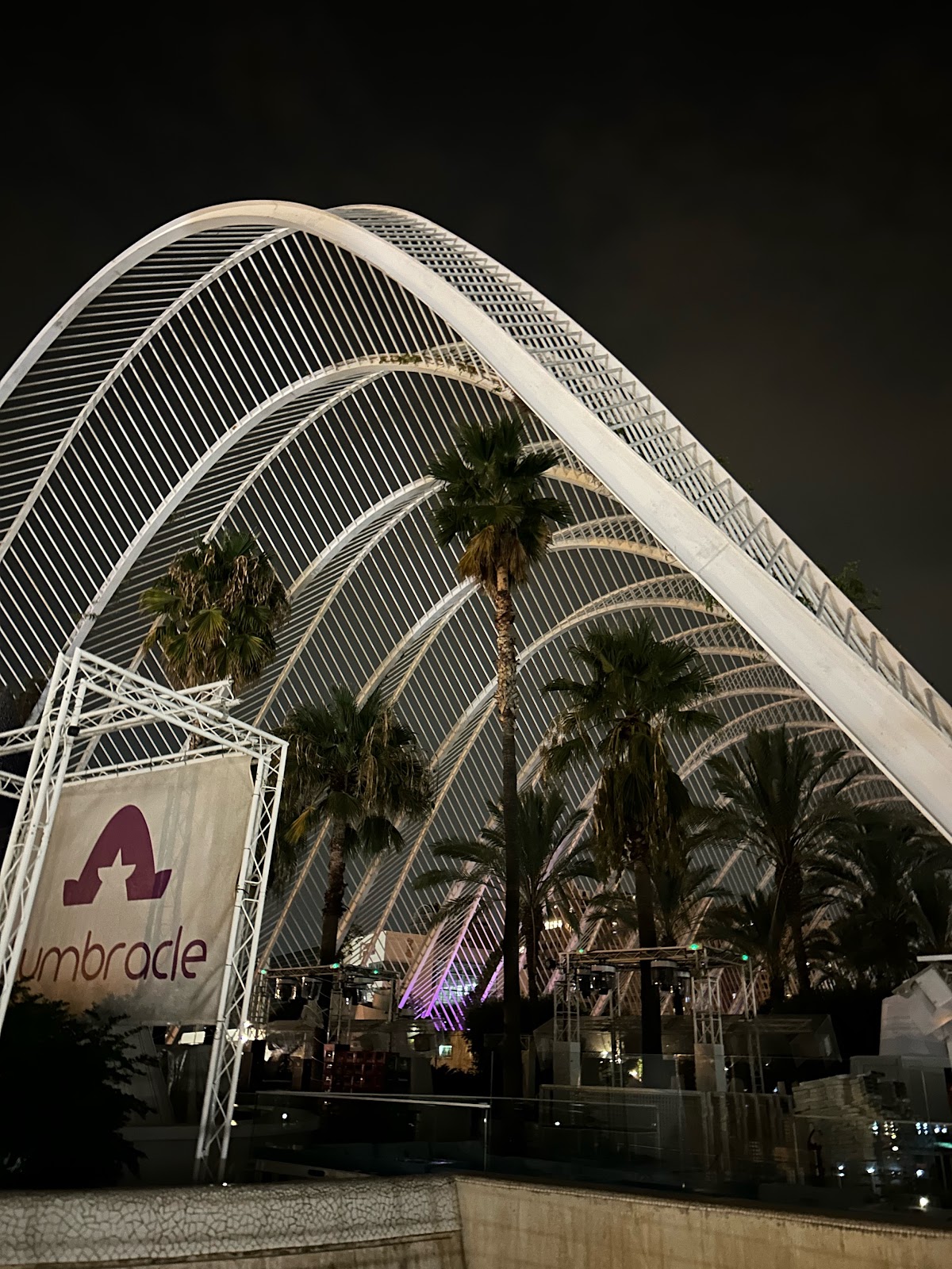L'Umbracle Terraza terrace lights