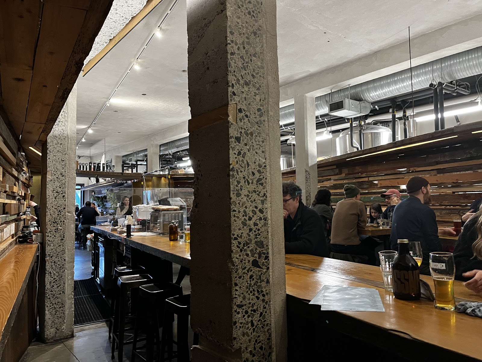 Brassneck Brewery stool seating