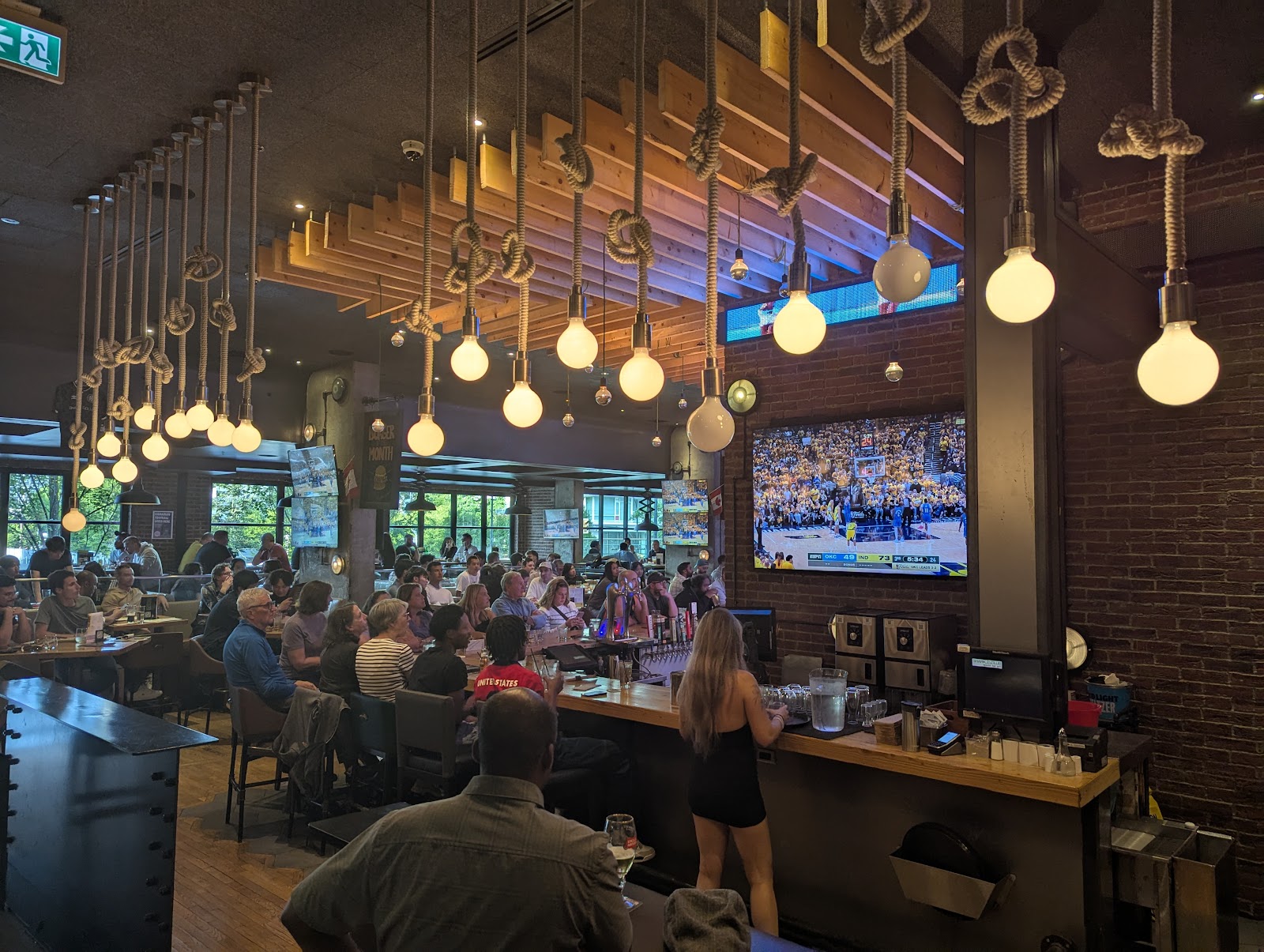Shark Club back bar
