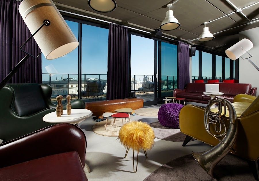 25hours Hotel Rooftop Neubau atmosphere