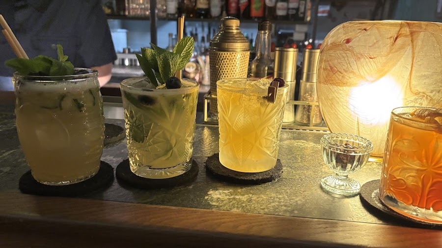 Classic cocktail served at a Vienna cocktail bar