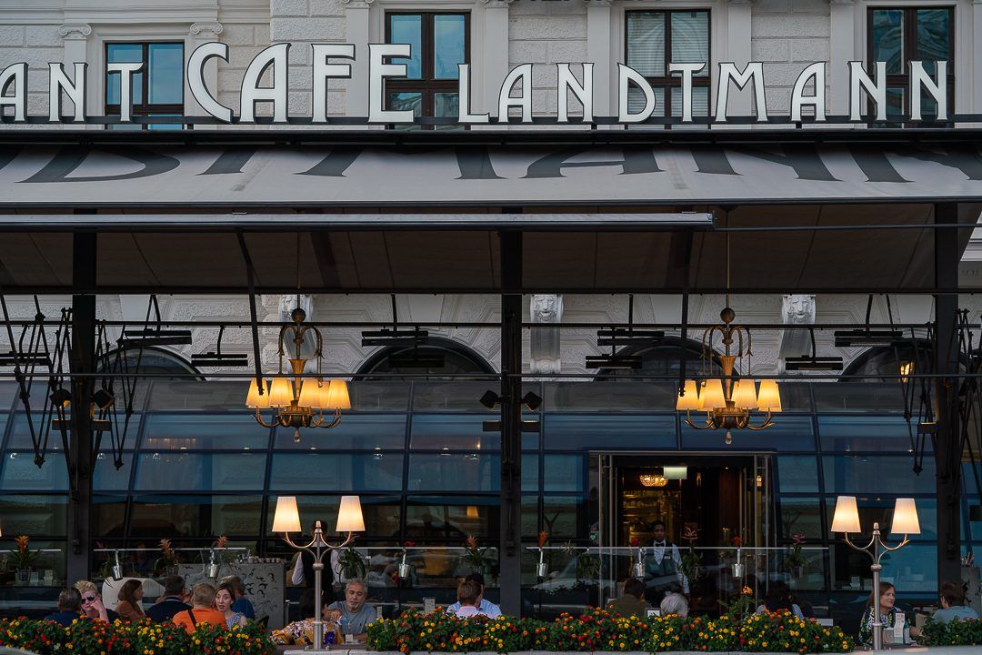 Cafe Landtmann Vienna bar interior