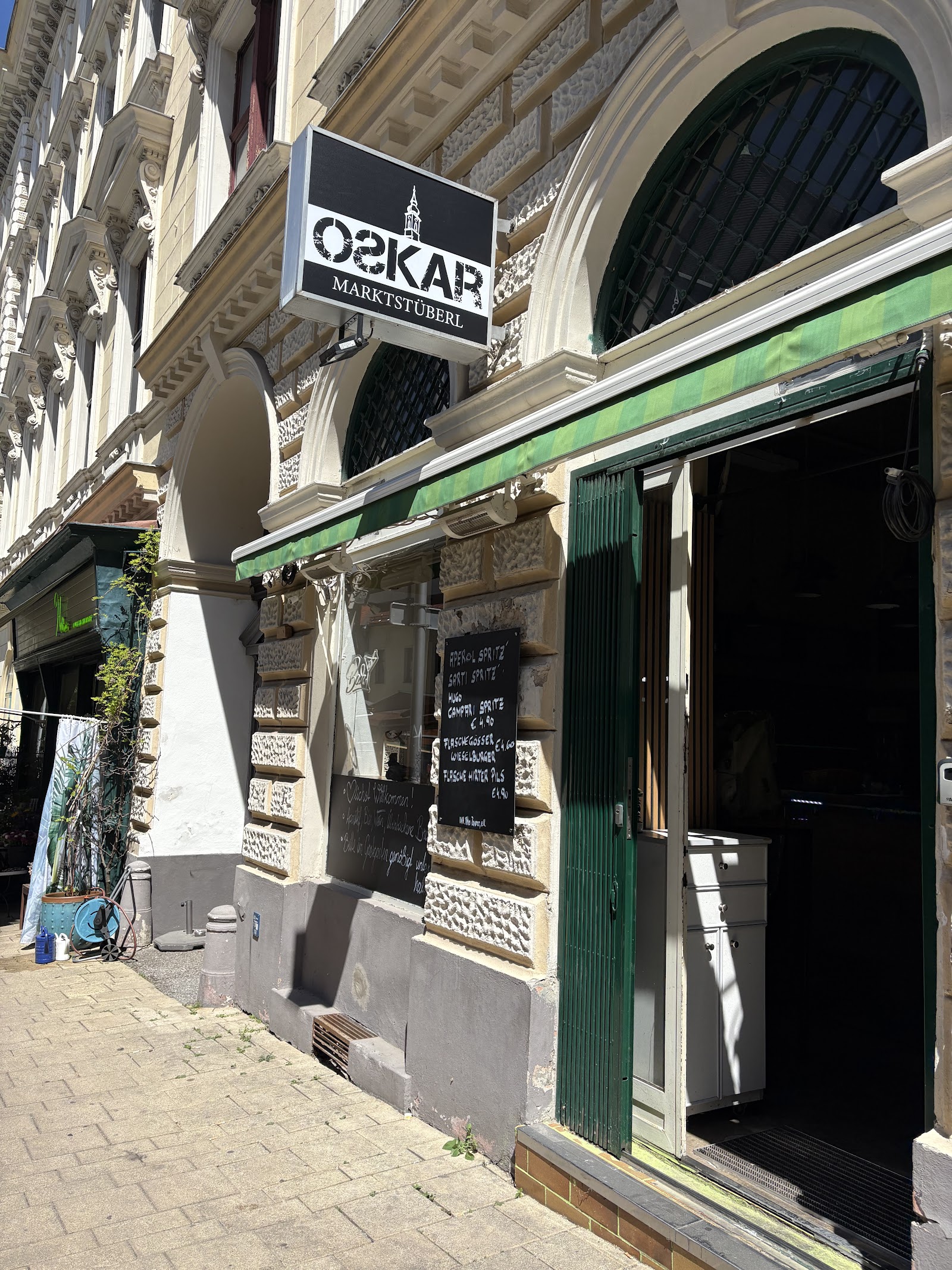 The wine bar room at Oskar on Gertrudplatz in Wahring Vienna