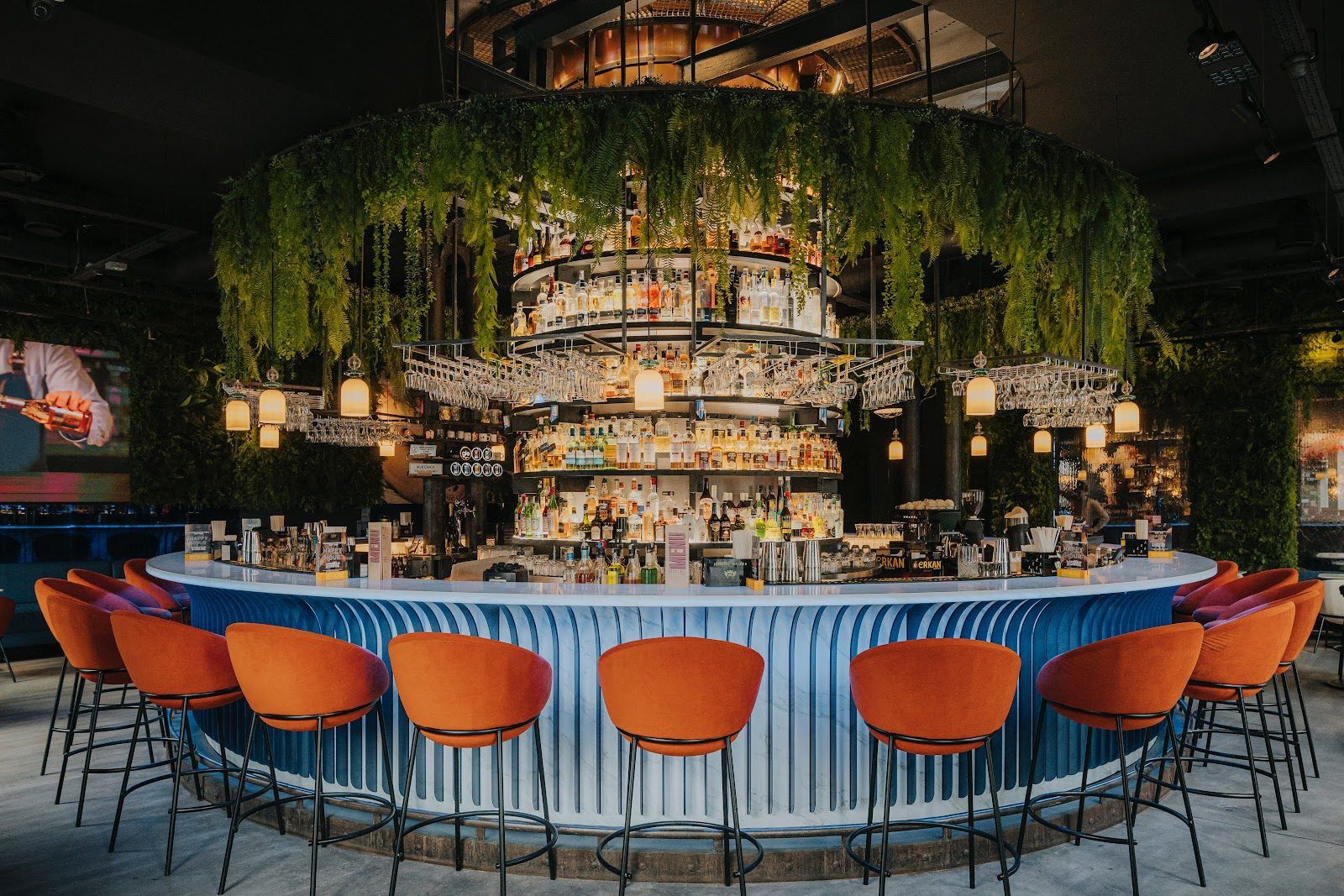 Cocktail Bar Max & Dom Whisky Warsaw bar interior
