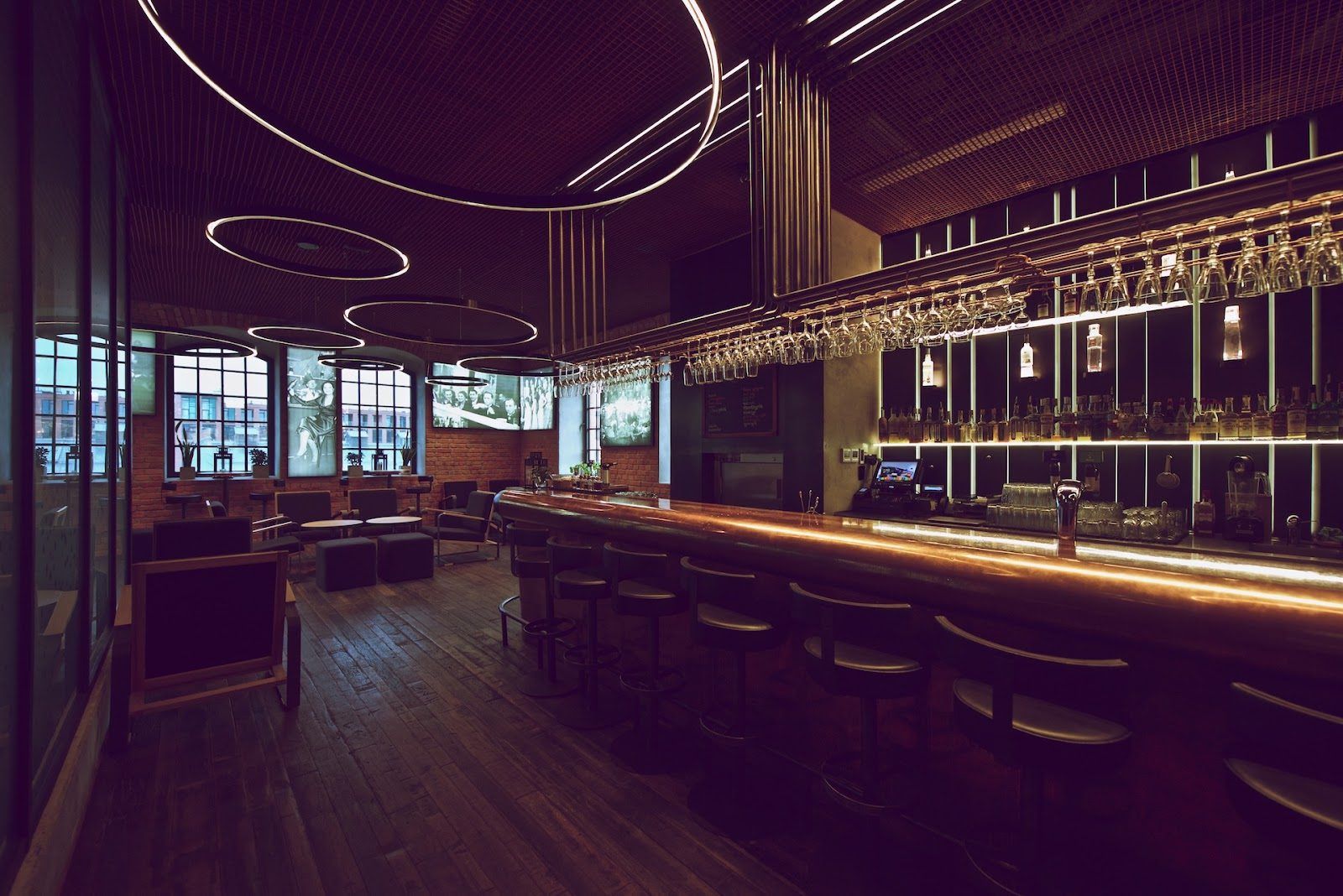 Koneser Cocktail Bar Warsaw bar interior