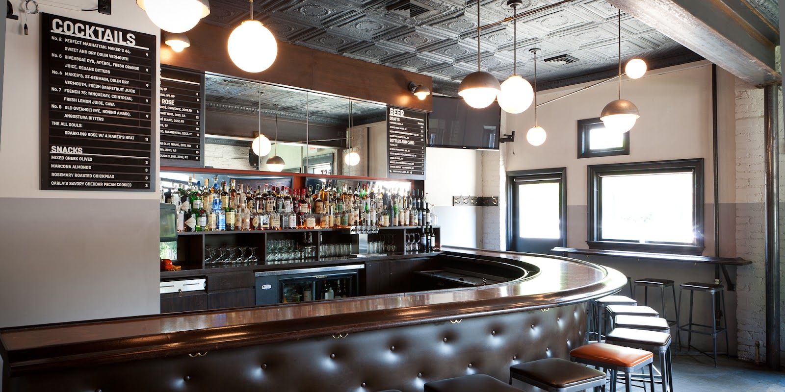 All Souls Bar corner neighborhood cocktail bar in Shaw, Washington DC