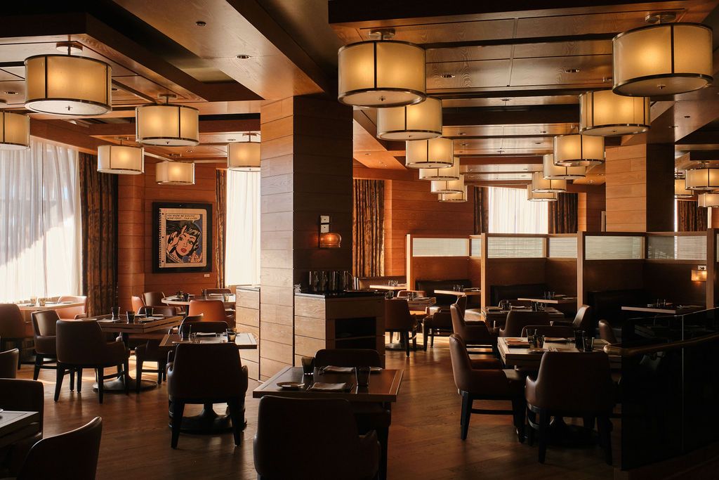 Bourbon Steak Bar Washington DC bar interior